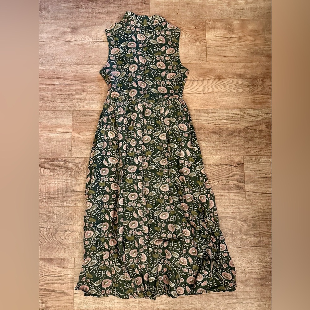 NATURAL LIFE Green Floral Midi Dress - Picture 9 of 9